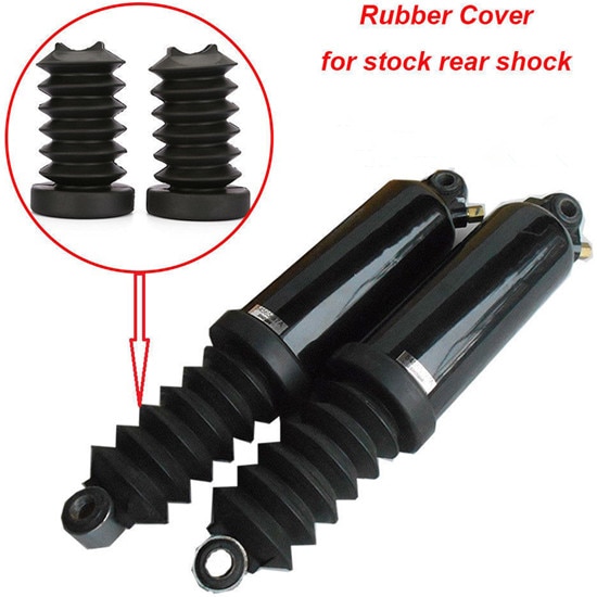 2pcs Rubber Fork Cover Gaiter Gator Boot For Harle..